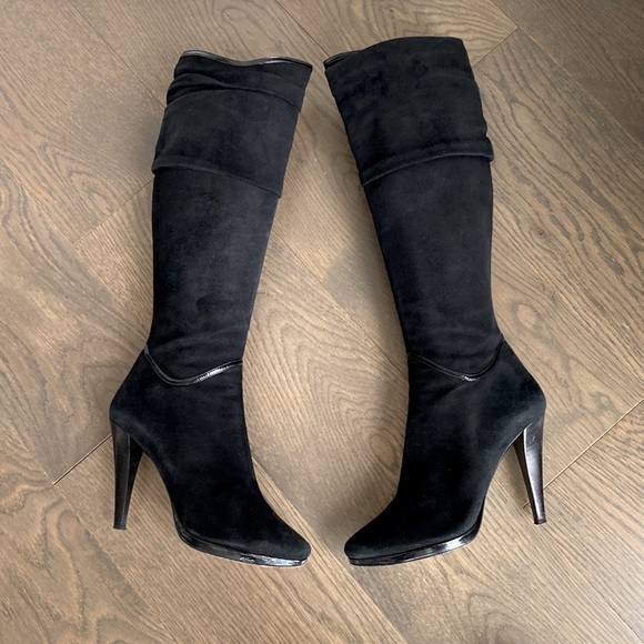 Vero Cuoio Black Suede Boots - Picture 2 of 7